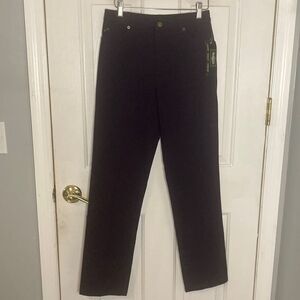 Peck & Peck purple straight leg classic fit pants NWT, size2